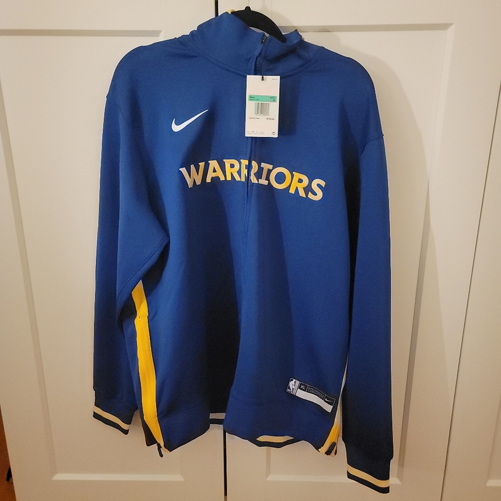 Golden State Warriors Showtime Men's Nike Dri-FIT NBA Full-Zip Hoodie XL